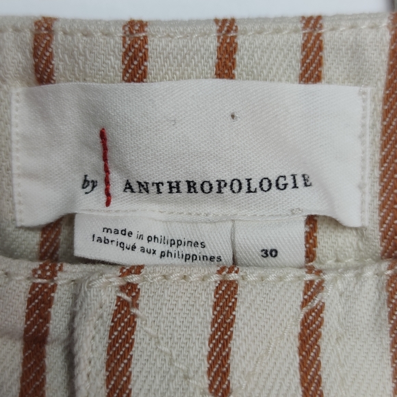 Anthropologie Striped Flare Pants Size 30 NWT - Picture 7 of 12